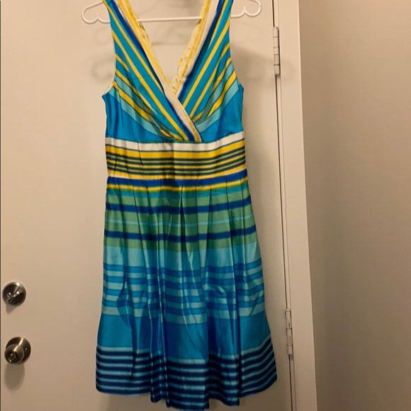 Silk Multicolour dress - Picture 1 of 9